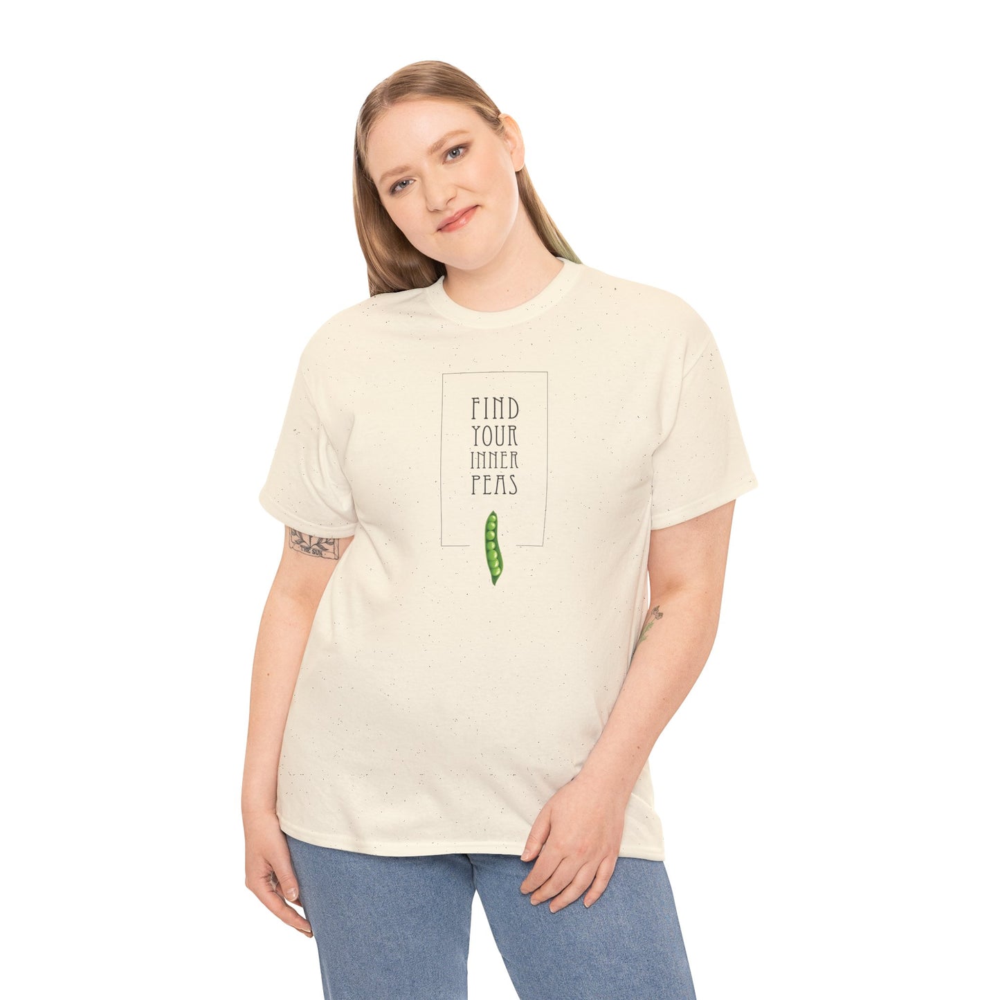 Find Your Inner Peas  |  Unisex 100% Heavy Cotton Tee