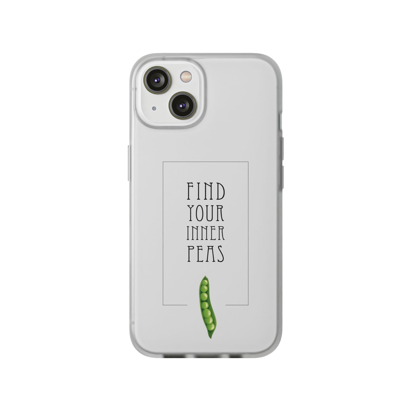 Find Your Inner Peas  |  Flexi Phone Case (Gift Packaging Available)