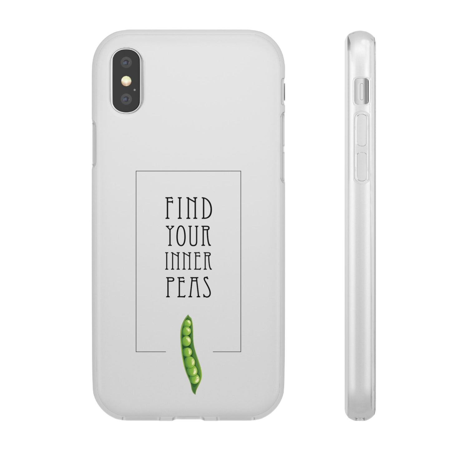 Find Your Inner Peas  |  Flexi Phone Case (Gift Packaging Available)