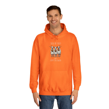 Trick or Treat, Happy Vegan Halloween  |  Halloween Vegan Unisex Hoodie