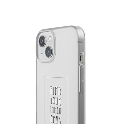 Find Your Inner Peas  |  Flexi Phone Case (Gift Packaging Available)