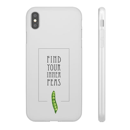 Find Your Inner Peas  |  Flexi Phone Case (Gift Packaging Available)