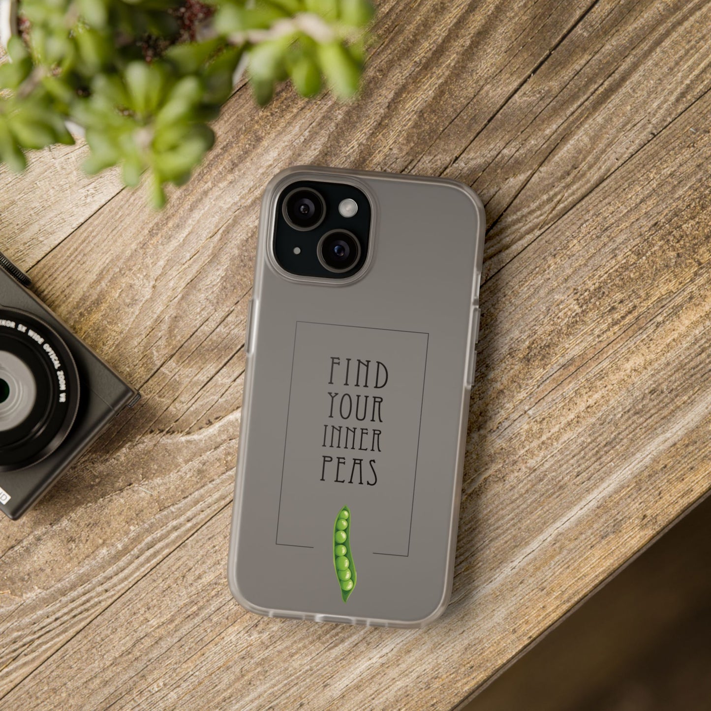 Find Your Inner Peas  |  Flexi Phone Case (Gift Packaging Available)