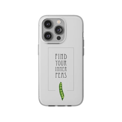 Find Your Inner Peas  |  Flexi Phone Case (Gift Packaging Available)