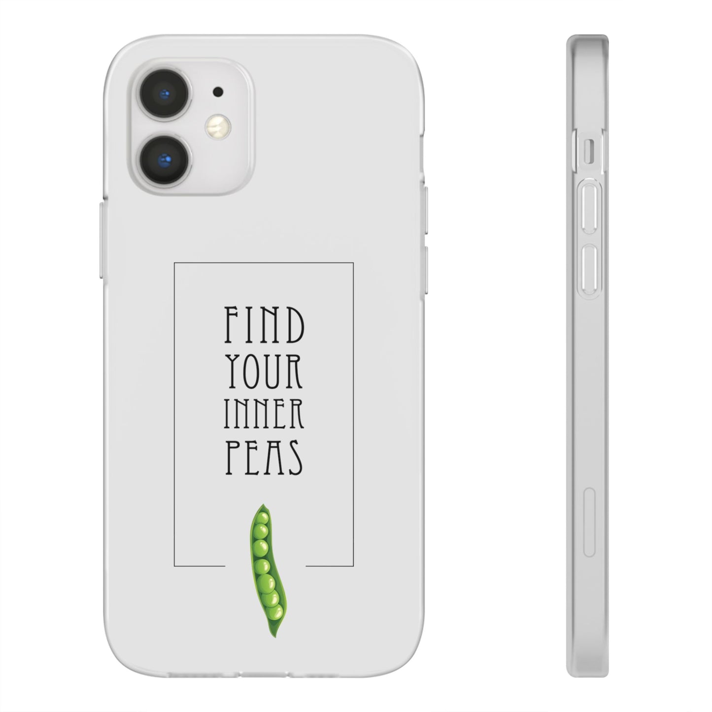 Find Your Inner Peas  |  Flexi Phone Case (Gift Packaging Available)