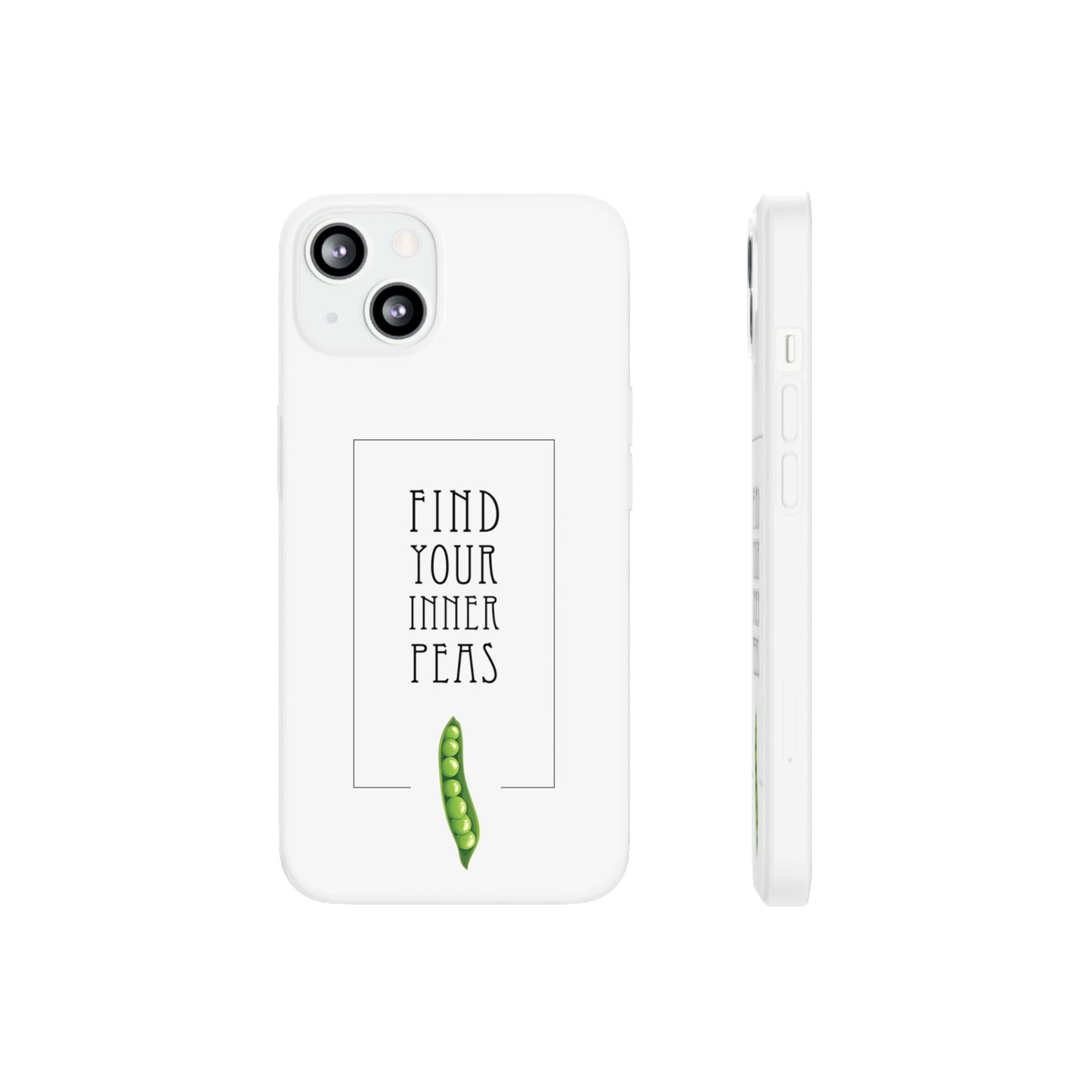 Find Your Inner Peas  |  Flexi Phone Case (Gift Packaging Available)