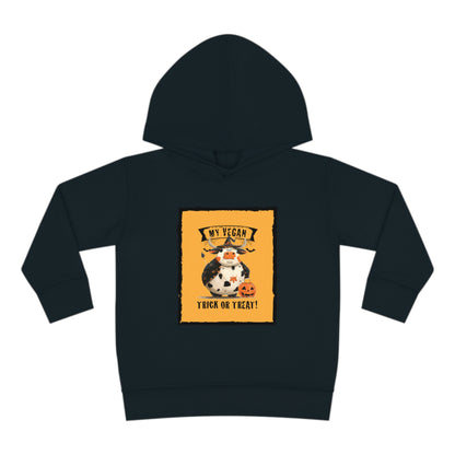 My Vegan Trick or Treat - Cow  |  Toddler Pullover Fleece Hoodie