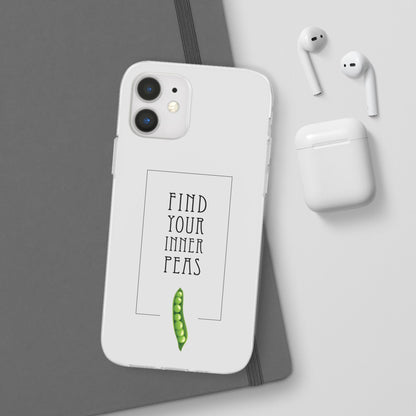 Find Your Inner Peas  |  Flexi Phone Case (Gift Packaging Available)