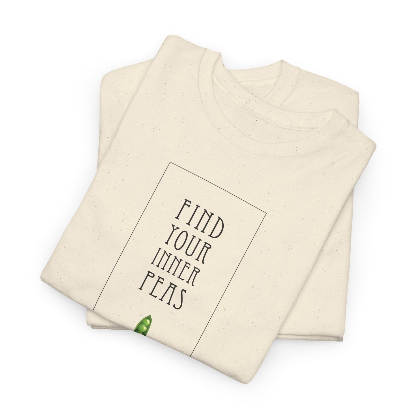 Find Your Inner Peas  |  Unisex 100% Heavy Cotton Tee