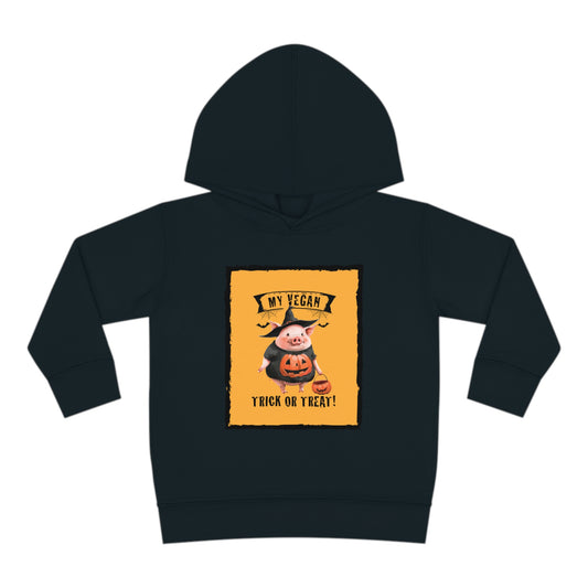 My Vegan Trick or Treat - Piglet  |  Toddler Pullover Fleece Hoodie