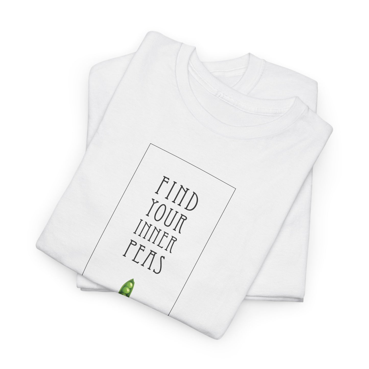 Find Your Inner Peas  |  Unisex 100% Heavy Cotton Tee